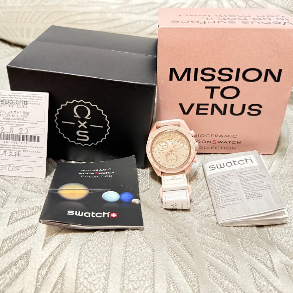 Authentic OMEGA X SWATCH Bioceramic MoonSwatch Mission to Venus SO33P100
